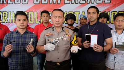 Komplotan Perampok Bersenpi Dilumpuhkan Timas Panas Polrestabes Tangerang