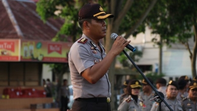 Kapolres Deli Serdang Pimpin Apel Kesiapan Pengamanan TPS Pilkada & Pilgubsu 2018
