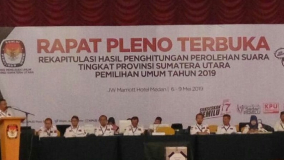 KPU Sumut rekapitulasi perolehan suara Pemilu 2019