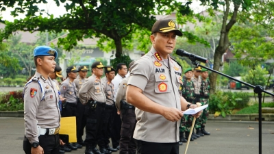 Personel Gabungan Akan Laksanakan Pengamanan Pemeriksaan Massa Aksi 22 Mei