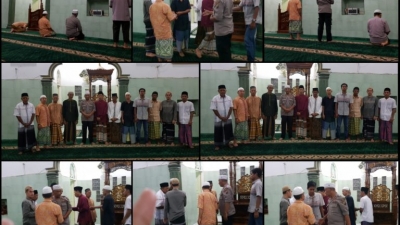 Polsek Percut Seituan Sholat Subuh Berjamaah Di Masjid Al Kasim
