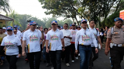 Kapolda Banten Lepas Puluhan Ribu Orang Gerak di Acara Festival Damai Kebhinekaan
