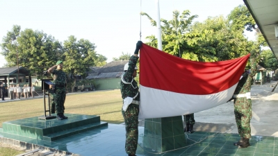 Awali Minggu Militer Bulan Juni, Kodim Surakarta Gelar Upacara Bendera