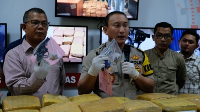 Polresta Tangerang Lumpuhkan Pengedar Sabu Bersenpi