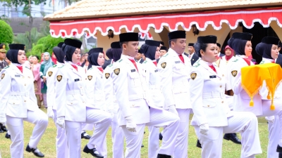 Pekerja Migran Indonesia di Johor Didaulat Menjadi Paskibra