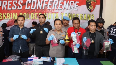 Cuma Butuh Waktu 3 Detik untuk Curi Motor, 13 Orang Dibekuk Polresta Tangerang