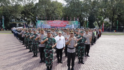 Panglima TNI Dan Kapolri Sebagai Inspektur Upacara, Apel Gelar Pasukan Operasi Lilin Toba 2019
