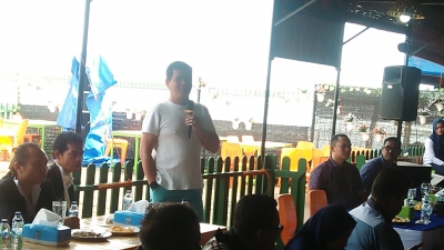 Insan Pers Unit Polda Sumut Dengan Direktorat Reserse Narkoba Melakukan Refreshing Di Marine Coffee Belawan