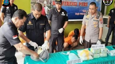 Jaringan Peredaran Narkoba, Seorang Pelaku Terpaksa Ditembak, karena Hendak Melawan Petugas