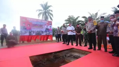 Kapolda Sumut Irjen Pol Drs Martuani Sormin, MSi Resmikan Gedung Sat Reskrim Polres Sergai