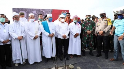 Kapolda Sumut, Hadiri Peletakan Batu Pembangunan Sarana Olahraga Sport Center