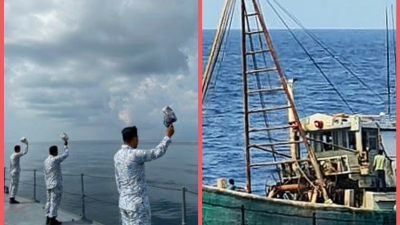 Tingkatkan Kerjasama Patroli Kedua Negara di Selat Malaka, TNI AL Dengan Tentara Laut Diraja Malaysia