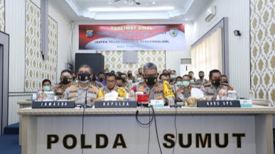 Kapolda Sumut : Buka Kegiatan Taklimat Awal Wasrik Rutin Irwasda Polda Sumut, Tahap II Tahun 2020
