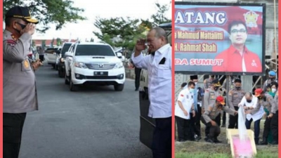 Kunjungan Ketua DPD RI Sama Rombongan Meninjau ke- SPN Hinai Polda Sumut