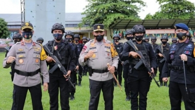 .Kapolda Sumut : Berangkatkan 200 Personil Prajurit Brimob Polda Sumut BKO ke Polda Metro Jaya Untuk Pengamanan