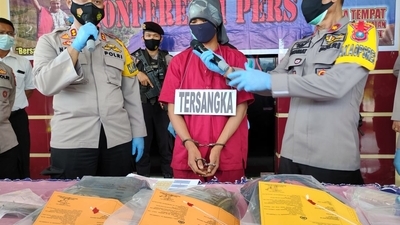 Satreskrim Polres Tapteng Tangkap Pembunuh Pekerja Bangunan di Mela II Tapteng