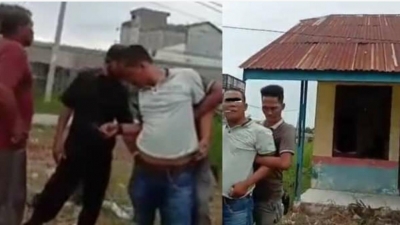 Ketiga Oknum Polisi Sedang Pesta Sabu Pada Rumah Kosong, Digrebek Warga. Sangat Memalukan Citra Polisi