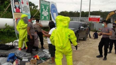 Polda Sumut Masih Mengecek Kondisi Udara di Madina.
