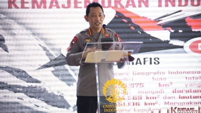 Kapolri Sampaikan Kuliah Umum di UI, Tentang Peran Polri
