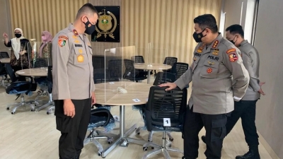 Kalemdiklat Polri ke Setukpa Lemdiklat Dalam Rangka Peninjauan Kesiapan Sekolah Inspektur Polisi