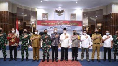 Rapat Koordinasi Lintas Sektoral Kesiapan Idul Fitri 1442 H, Kapoldasu, Wagubsu dan Pangdam I/BB