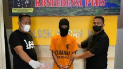 Polsek Medan Kota Amankan Pelaku Menyimpan Sabu