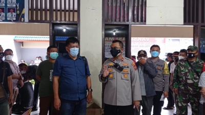 Rangka HUT Bhayangkara Ke 75 Jajaran Polsek Medan Kota Gelar Kegiatan Vaksinasi Massal Di Dua Kecamatan Sebanyak 500 Orang