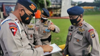 Selepas Apel Pagi, Provos Sat Brimob Polda Sumut Tingkatkan Disiplin Terhadap Personel Polri