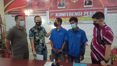 Dua Pemuda Aksi Pencurian dan Pemberatan di Atas Truk bak Terbuka. Sempat Viral Terekam Video