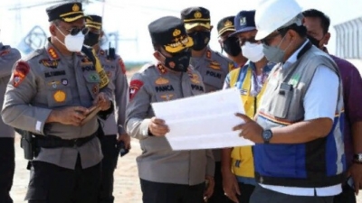 Kapolda Sumut Tinjau Progres Proyek Nasional Jalan Tol