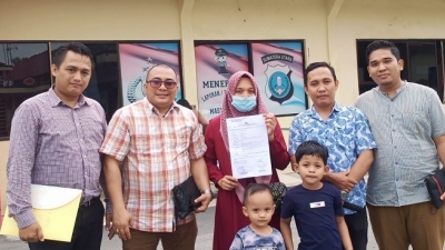 Tidak Tahan Dianiaya Suaminya, Halimah Rangkuti Lapor ke Polisi