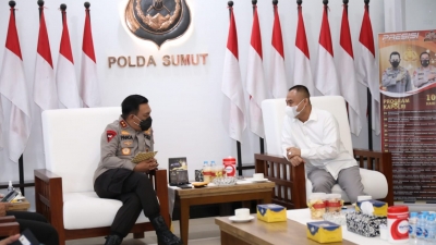 Kapolda Sumut Irjen Pol RZ Panca Putra Simanjuntak Kunjungan Silaturahim Dan Pengurus Persatuan Wartawan Indonesia (PWI)