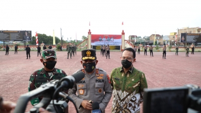 Kapolda Sumut dan Pangdam I Bukit Barisan Tindaklanjuti Arahan Presiden Percepat Vaksinasi
