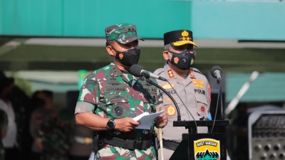 Apel Dipimpin Langsung Kapolda Sumut Dan Pangdam Di Lapangan Benteng Medan  