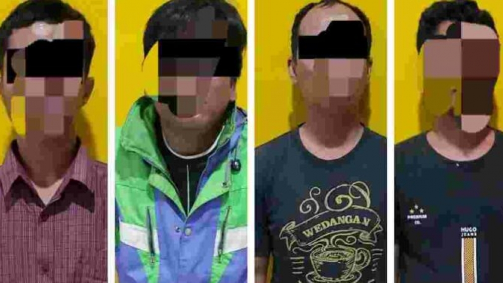 Sat Reskrim Polrestabes Medan Menangkap Empat Pelaku Penganiayaan