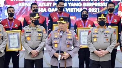 Kapolri Bangga, Atlet Polri Prestasi Meraih Medali dan Kibarkan Merah Putih di Hanoi Vietnam