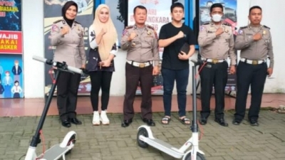 AKBP Sony Siregar Minta Komunitas Skuter Patuhi UU No 22 Tahun 2009, Tentang Lalu Lintas