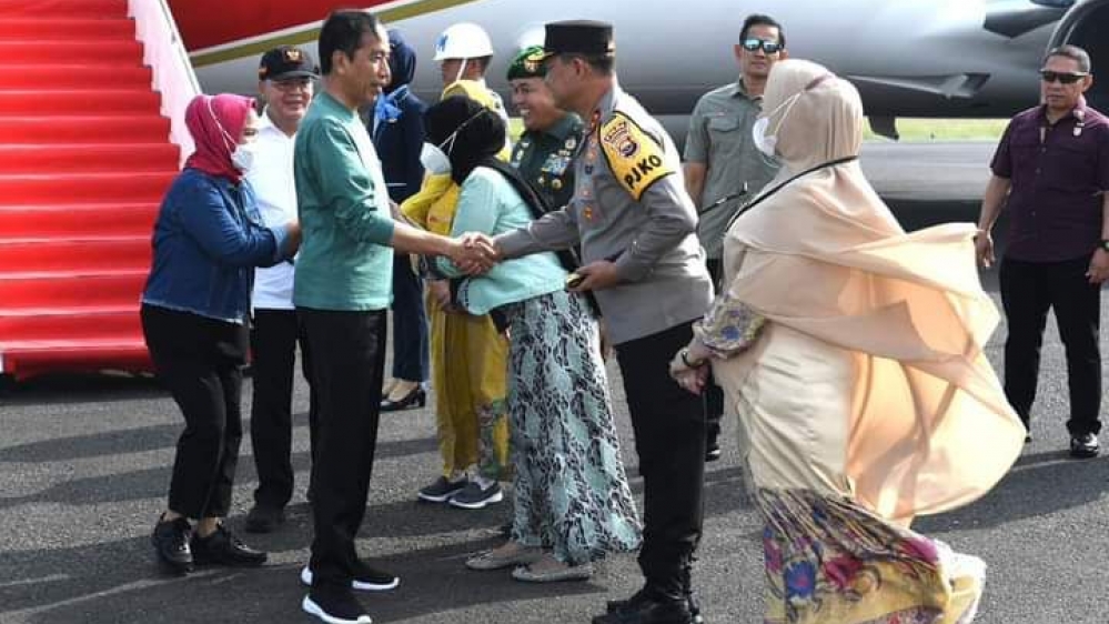 Kunjungan Kerja Presiden Jokowi Meresmikan Jalan Tol Bengkulu-Taba Penanjung