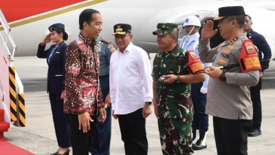 Presiden Jokowi Kunker di Kota Medan, Disambut Kapolda Sumut Irjen  Agung Setya