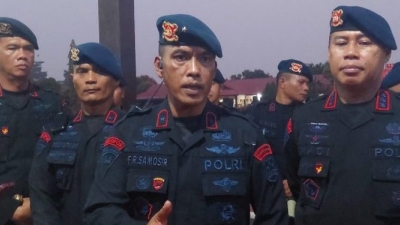 Kunker Danpas Brimob Brigjen Firly R.Samosir.ke Mako Satbrimob Polda Jambi