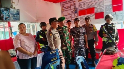 Satbrimob Polda Sumut, Dukung Pengamanan Operasi.Ketupat Toba 2024 di Polres Sibolga dan Tapteng