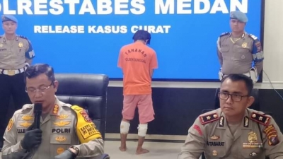 Unit Reskrim Polsek Sunggal Polrestabes Medan Tangkap Pelaku I, Curanmor di 11 TKP