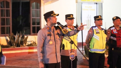 Jaga Situasi Kamtibmas, Polres Tebing Tinggi Amankan 27 Sepeda Motor Saat Patroli Malam Hari