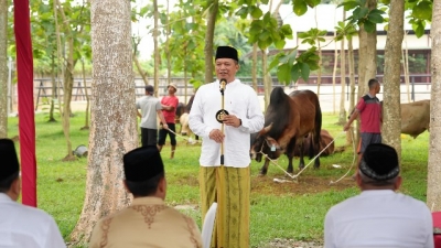 Kapolda Sumut Irjen Agung : Idul Adha Jadikan Keteguhan dan Keikhlasan Hati Atas Segala Ketentuan Allah.Swt