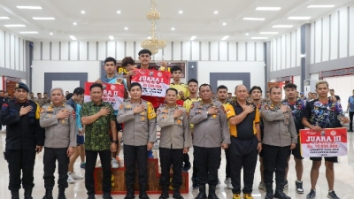 Penutupan Turnamen Tenis Meja Piala Kapolda Sumut 2024
