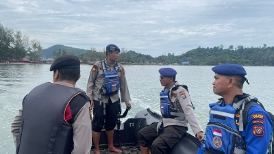 Personel Gabungan Laksanakan Patroli Perairan dan Pengamanan Objek Wisata Pandan