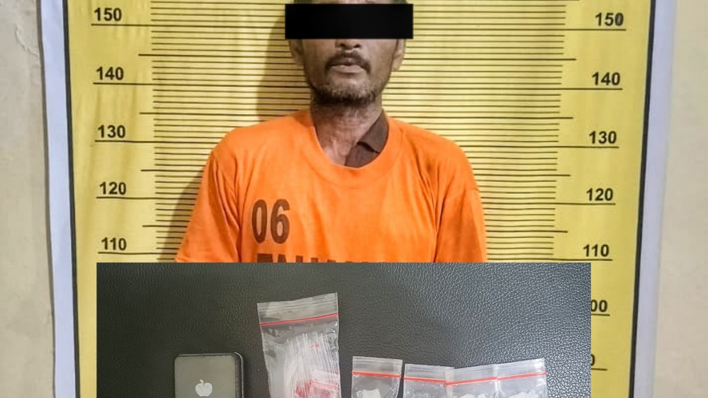 Jual Sabu, Warga Mencirim Ditangkap Satresnarkoba Polres Binjai