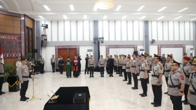 Kapolda Sumut Pimpin Upacara Serah Terima Jabatan Pejabat Utama dan Kapolres Polda Sumut