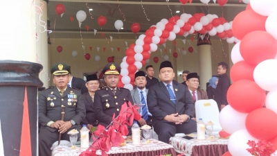 Upacara Hari Jadi Kabupaten Padang Lawas Ke-17 tahun 2024 Di Lapangan Kantor Bupati Padang Lawas 