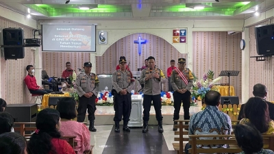 Kapolres Sibolga Pimpin Minggu Kasih di Gereja GPDI Sibolga